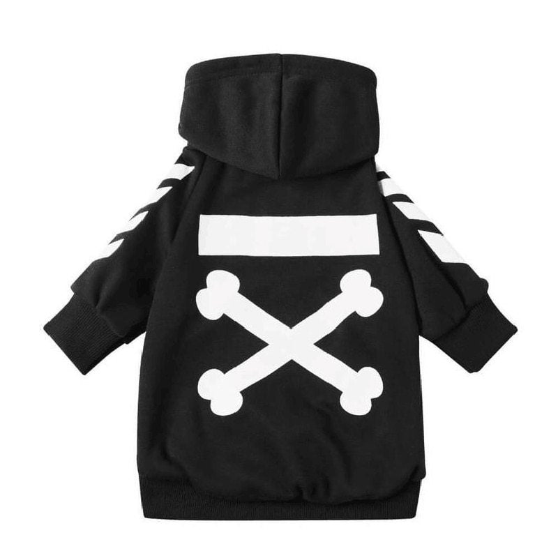 “Off-woof” Winter dog jacket hood