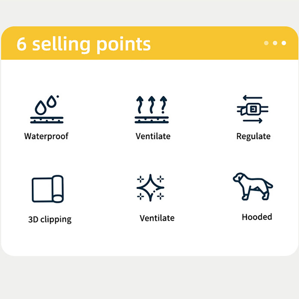 Dog Raincoat / Reflective, Waterproof