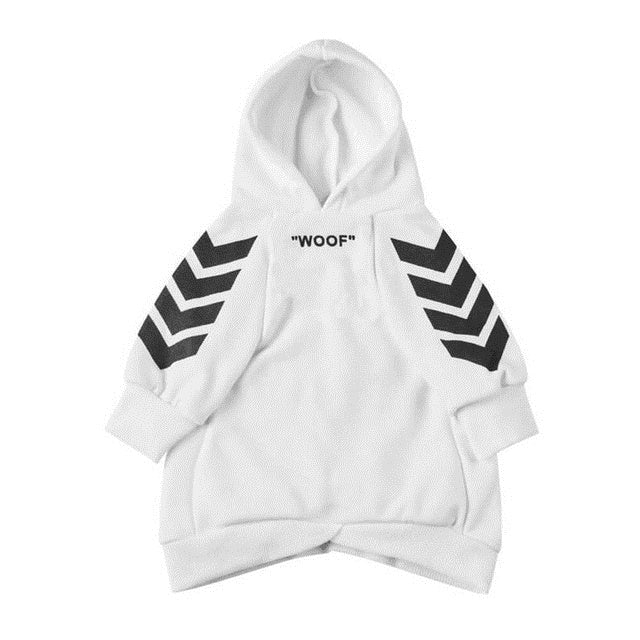 “Off-woof” Winter dog jacket hood