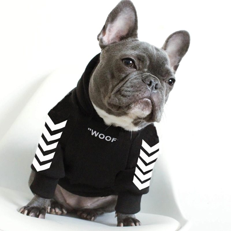 “Off-woof” Winter dog jacket hood
