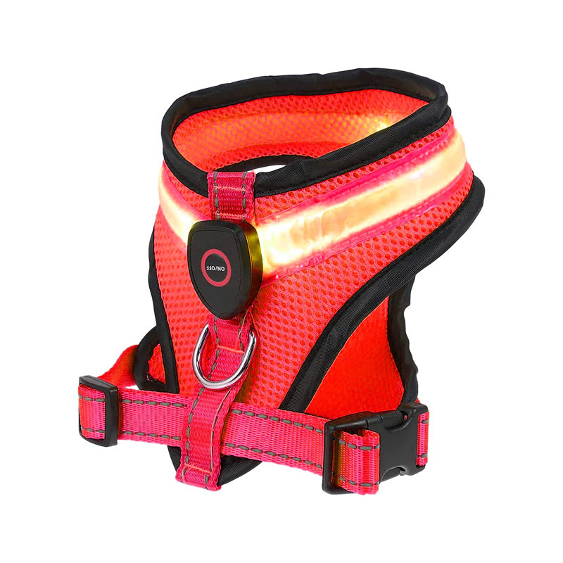LED Rechargeable Dog Harness