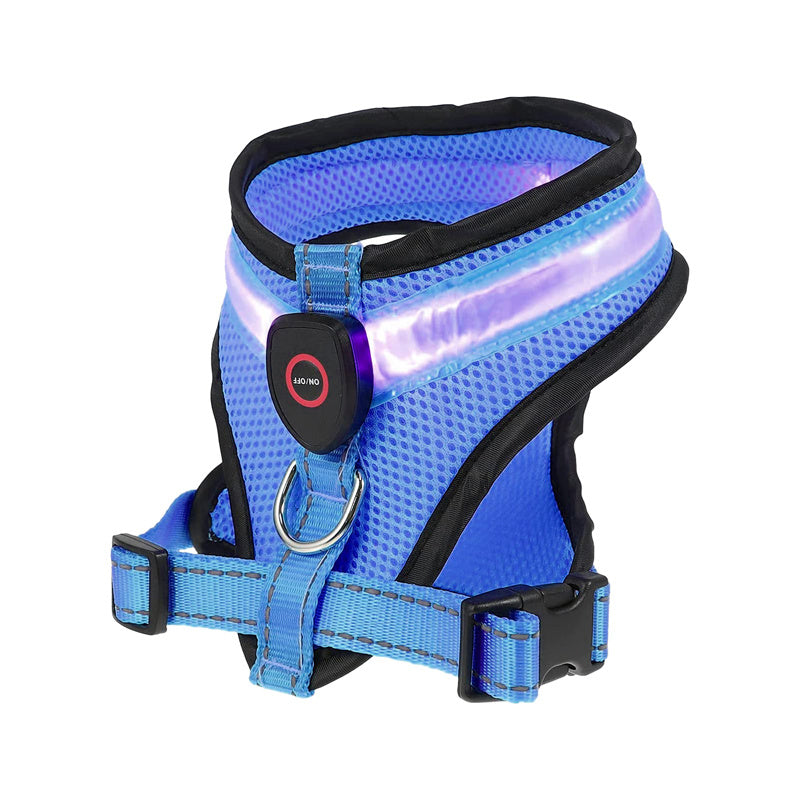 LED Rechargeable Dog Harness